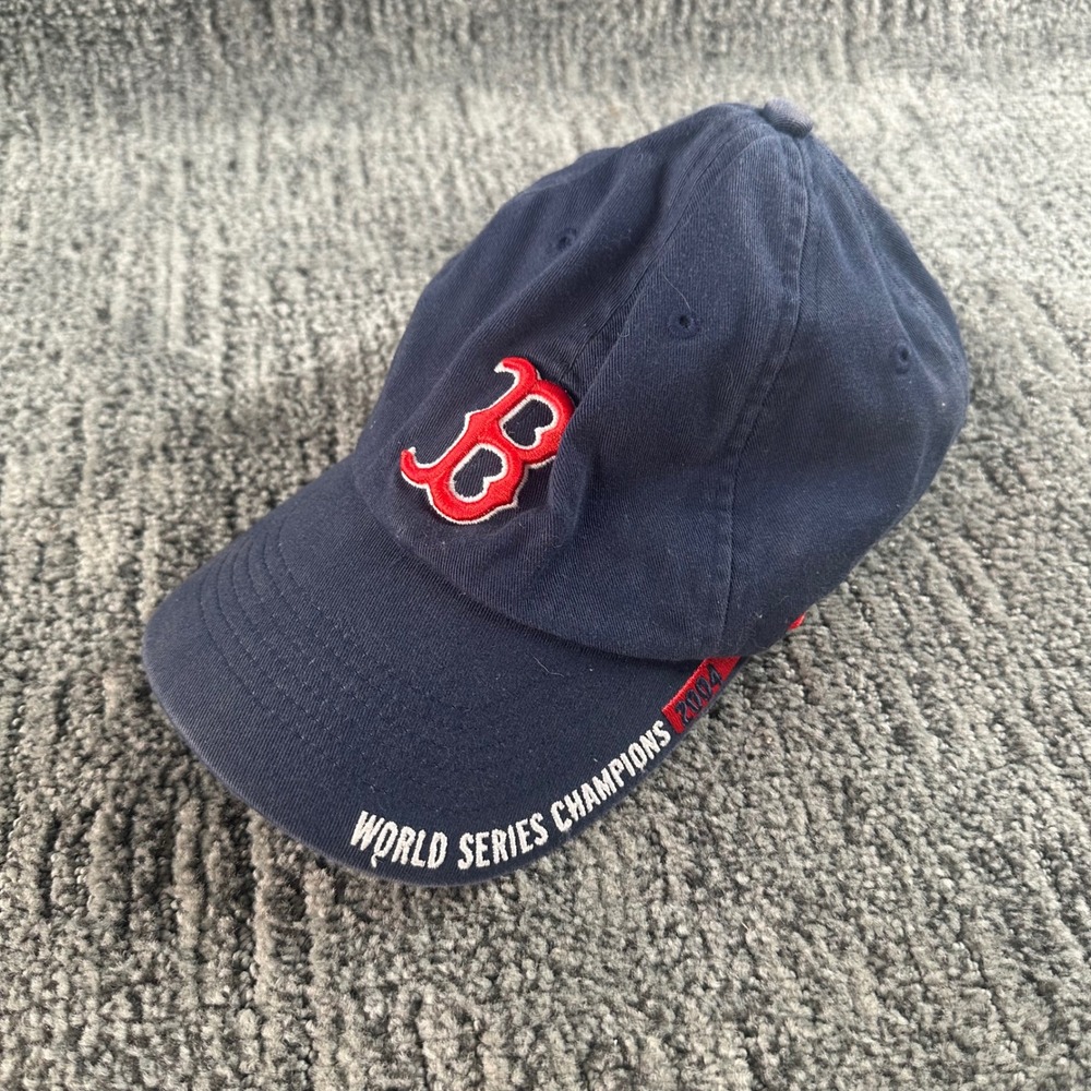 Boston Red Sox Nike Hat Men OSFA Navy MLB Baseball 2004 World Series Champions